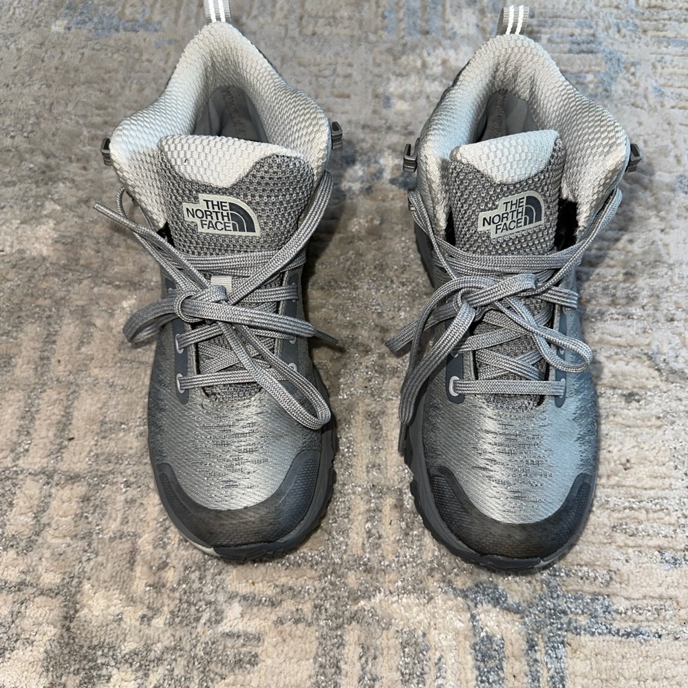 The North Face Silver Hiking Boots
